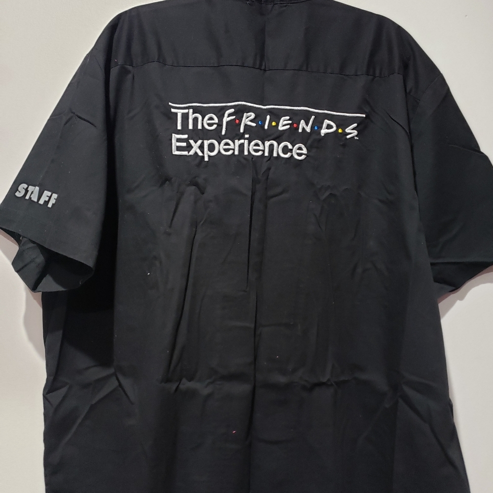 💲🖐🏾/THE FRIENDS EXPERIENCE staff bowling shirt 3X - official merchandise